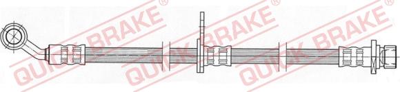 QUICK BRAKE 59.902 - Гальмівний шланг autocars.com.ua