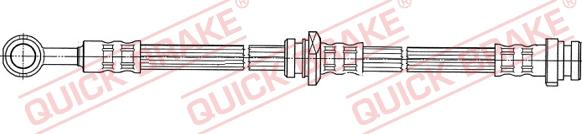 QUICK BRAKE 59.907 - Тормозной шланг avtokuzovplus.com.ua