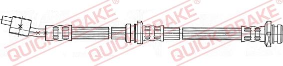 QUICK BRAKE 59.909 - Гальмівний шланг autocars.com.ua