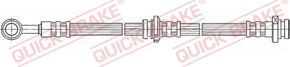 QUICK BRAKE 59.911 - Гальмівний шланг autocars.com.ua