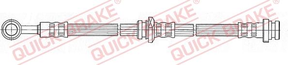 QUICK BRAKE 59.912 - Гальмівний шланг autocars.com.ua