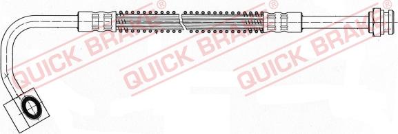 QUICK BRAKE 59.915 - Тормозной шланг avtokuzovplus.com.ua