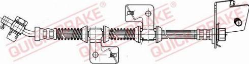 QUICK BRAKE 59.920X - Гальмівний шланг autocars.com.ua