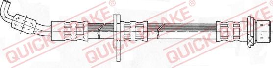 QUICK BRAKE 59.974 - Гальмівний шланг autocars.com.ua