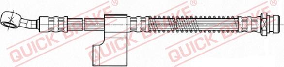 QUICK BRAKE 59.990 - Гальмівний шланг autocars.com.ua