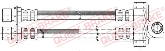 QUICK BRAKE 66.001 - Гальмівний шланг autocars.com.ua