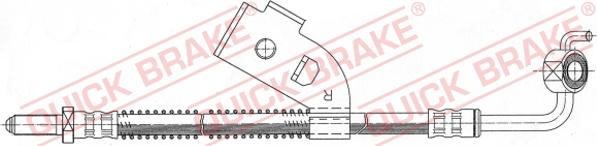 QUICK BRAKE 70.902 - Тормозной шланг avtokuzovplus.com.ua