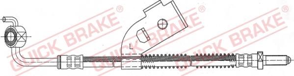 QUICK BRAKE 70.903 - Тормозной шланг autodnr.net