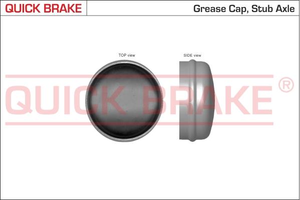 QUICK BRAKE 9821 - Кришка / захисний ковпак autocars.com.ua