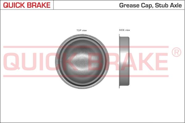 QUICK BRAKE 9822 - Захисна кришка маточини колеса autocars.com.ua