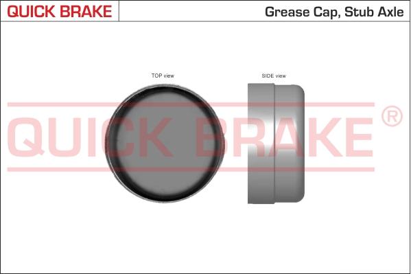 QUICK BRAKE 9823 - Крышка / защитный колпак avtokuzovplus.com.ua