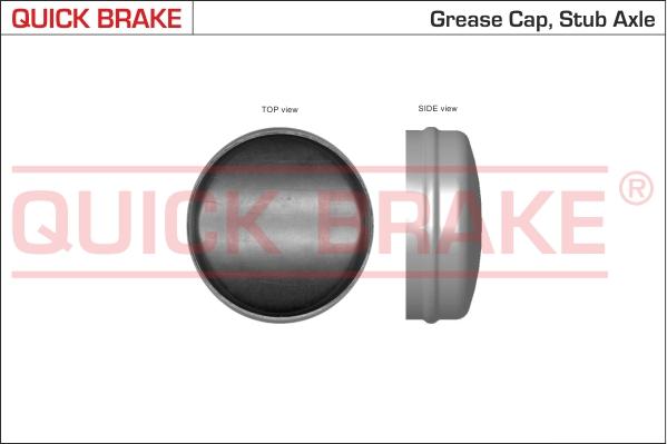 QUICK BRAKE 9825 - Кришка / захисний ковпак autocars.com.ua