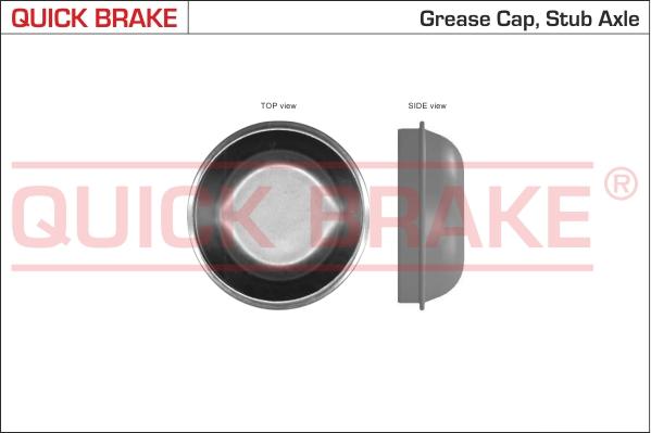 QUICK BRAKE 9827 - Кришка / захисний ковпак autocars.com.ua