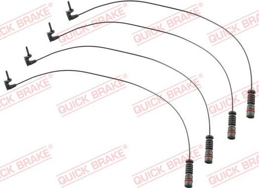 QUICK BRAKE WS 0118 A - Сигналізатор, знос гальмівних колодок autocars.com.ua