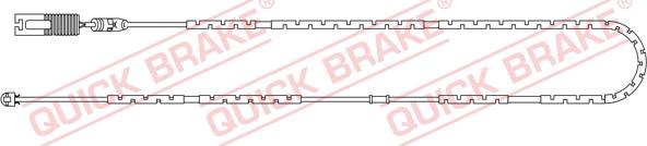 QUICK BRAKE WS 0248 B - Сигнализатор, износ тормозных колодок avtokuzovplus.com.ua