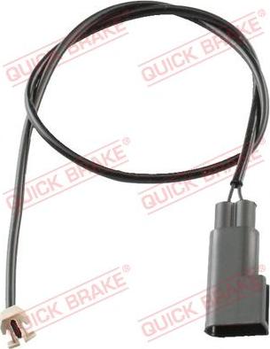 QUICK BRAKE WS 0312 B - Сигналізатор, знос гальмівних колодок autocars.com.ua