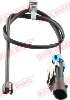 QUICK BRAKE WS 0316 B - Сигналізатор, знос гальмівних колодок autocars.com.ua