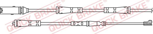 QUICK BRAKE WS0421A - Сигналізатор, знос гальмівних колодок autocars.com.ua