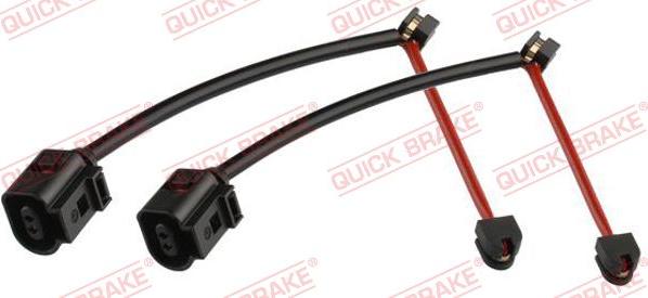 QUICK BRAKE WS 0480 A - Сигналізатор, знос гальмівних колодок autocars.com.ua