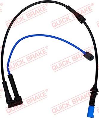 QUICK BRAKE WS 0502 A - Сигналізатор, знос гальмівних колодок autocars.com.ua