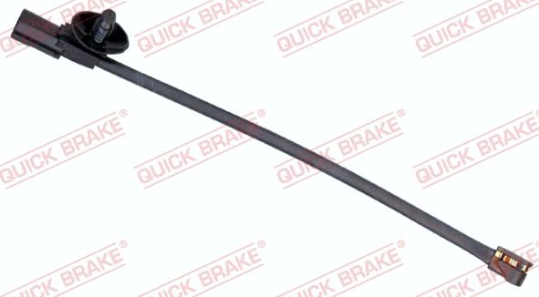 QUICK BRAKE WS 0509 A - Сигналізатор, знос гальмівних колодок autocars.com.ua