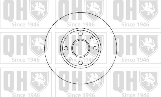 Quinton Hazell BDC3109 - Гальмівний диск autocars.com.ua