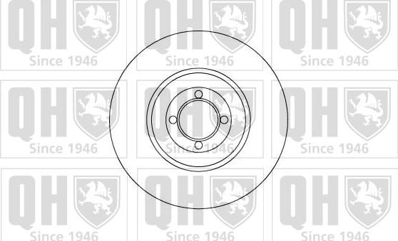 Quinton Hazell BDC3113 - Тормозной диск autodnr.net