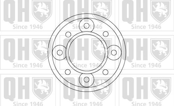 Quinton Hazell BDC3116 - Гальмівний диск autocars.com.ua