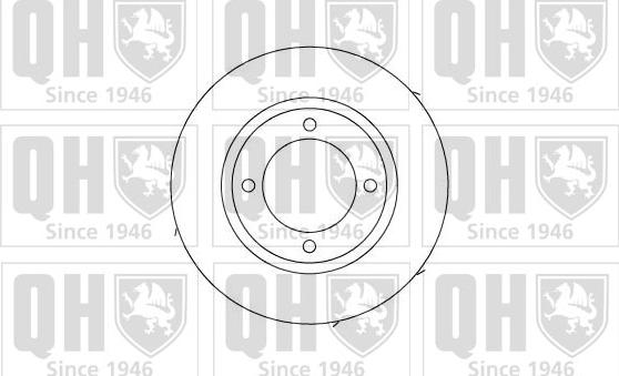 Quinton Hazell BDC3172 - Тормозной диск avtokuzovplus.com.ua