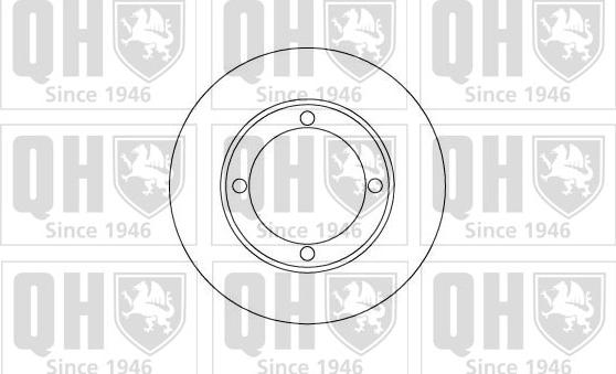 Quinton Hazell BDC3268 - Тормозной диск avtokuzovplus.com.ua