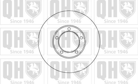 Quinton Hazell BDC3475 - Гальмівний диск autocars.com.ua