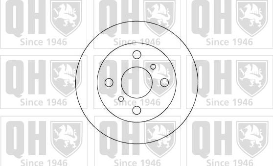 Quinton Hazell BDC3559 - Тормозной диск autodnr.net