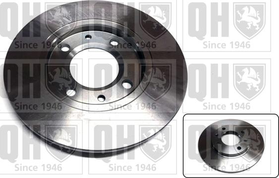 Quinton Hazell BDC3689 - Тормозной диск avtokuzovplus.com.ua