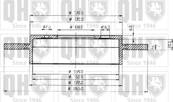 Quinton Hazell BDC3836 - Тормозной диск avtokuzovplus.com.ua