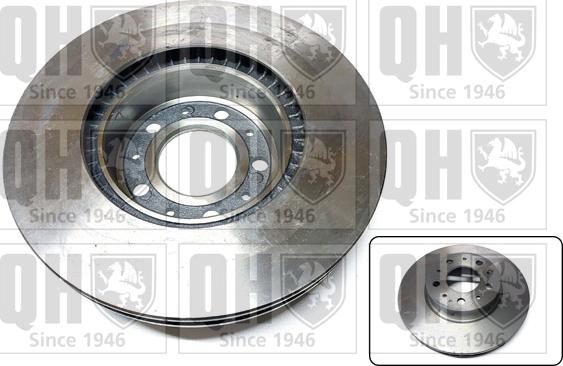 Quinton Hazell BDC3837 - Тормозной диск avtokuzovplus.com.ua