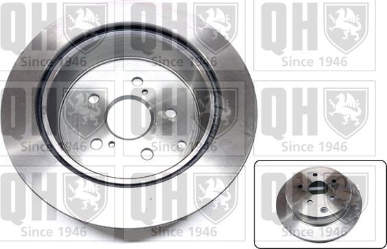 Quinton Hazell BDC3925 - Гальмівний диск autocars.com.ua