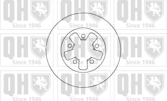 Quinton Hazell BDC4118 - Тормозной диск autodnr.net