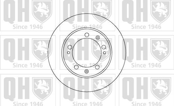 Quinton Hazell BDC4149 - Гальмівний диск autocars.com.ua