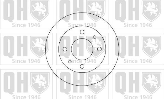 Quinton Hazell BDC4330 - Гальмівний диск autocars.com.ua