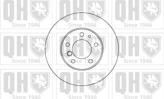 Quinton Hazell BDC4522 - Тормозной диск avtokuzovplus.com.ua