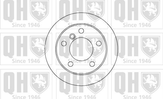 Quinton Hazell BDC4535 - Тормозной диск avtokuzovplus.com.ua