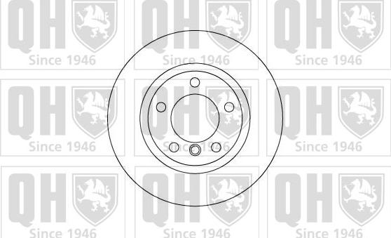 Quinton Hazell BDC4549 - Гальмівний диск autocars.com.ua