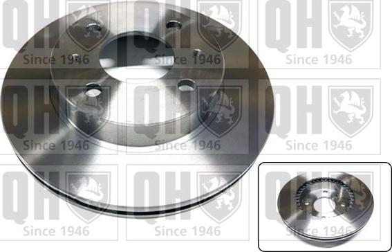 Quinton Hazell BDC4621 - Гальмівний диск autocars.com.ua