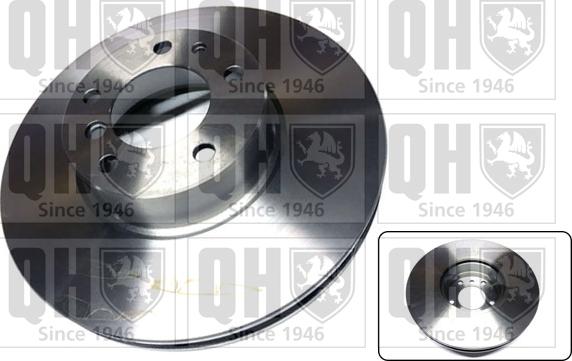 Quinton Hazell BDC4636 - Гальмівний диск autocars.com.ua
