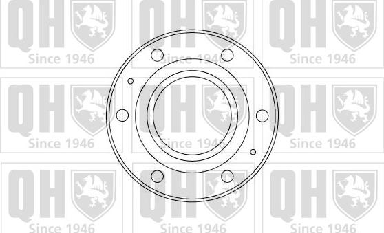 Quinton Hazell BDC4653 - Гальмівний диск autocars.com.ua