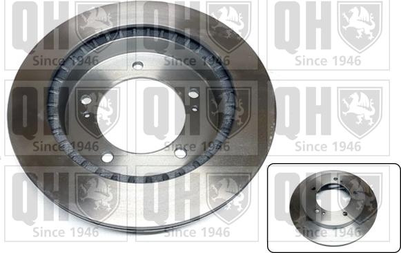 Quinton Hazell BDC4667 - Гальмівний диск autocars.com.ua