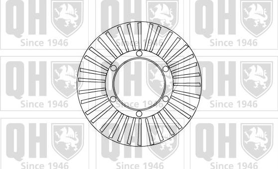 Quinton Hazell BDC4718 - Гальмівний диск autocars.com.ua