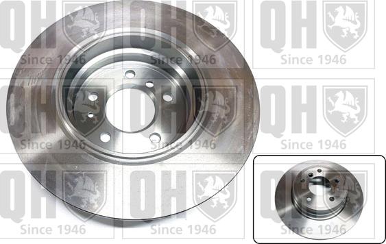 Quinton Hazell BDC4751 - Гальмівний диск autocars.com.ua