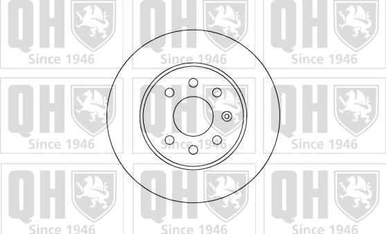 Quinton Hazell BDC4767 - Гальмівний диск autocars.com.ua