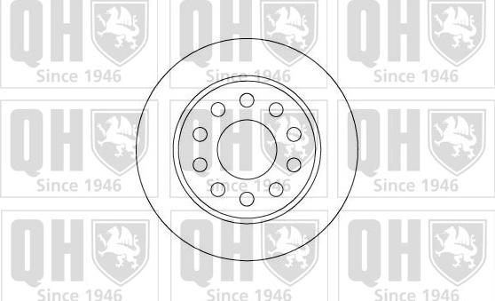 Quinton Hazell BDC4778 - Гальмівний диск autocars.com.ua